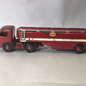 Vintage Dinky Toys &quot;Panhard Esso Tanker 32C&quot;, Die Cast Metal Truck, Made in France, 1950s
