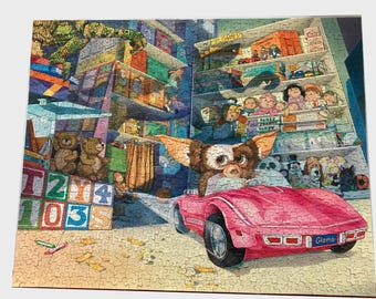Gremlins Go Go Gizmo Puzzle 1000 Piece Vintage 1984 Springbok Jigsaw Complete