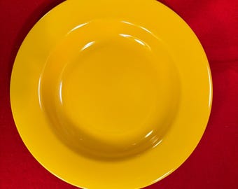 Vintage Buffalo Restaurant Ware by Oneida Pasta Bowls, Harvest Gold, NEW - Never Used!