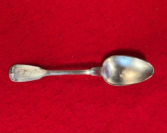 WMF German Silver-plated Tablespoon with "S" Monogram 1800s