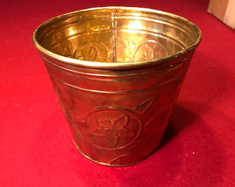 Solid Brass Planter made by Hosley International Trade Company