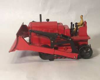 Vintage Dinky Supertoy Blaw Know Bulldozer Cast Metal Original Meccano LTD Made in England