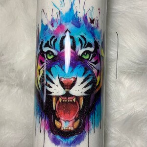 aquarel tijger tumbler, tijger liefhebber, tijger cadeau voor vrouwen, Moederdag cadeau, geschenken voor vrouwen