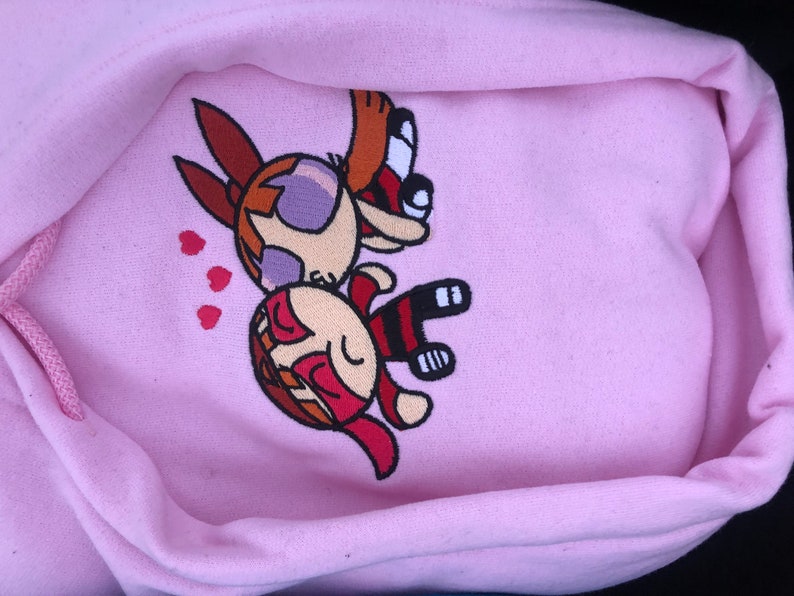 Powerpuff girls pink hoodie Clearance