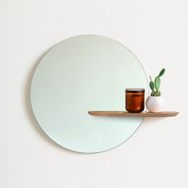 TRU_Vanity Mirror | Vanity Mirror | Wall mounted | Shelf | Key drop | Bathroom