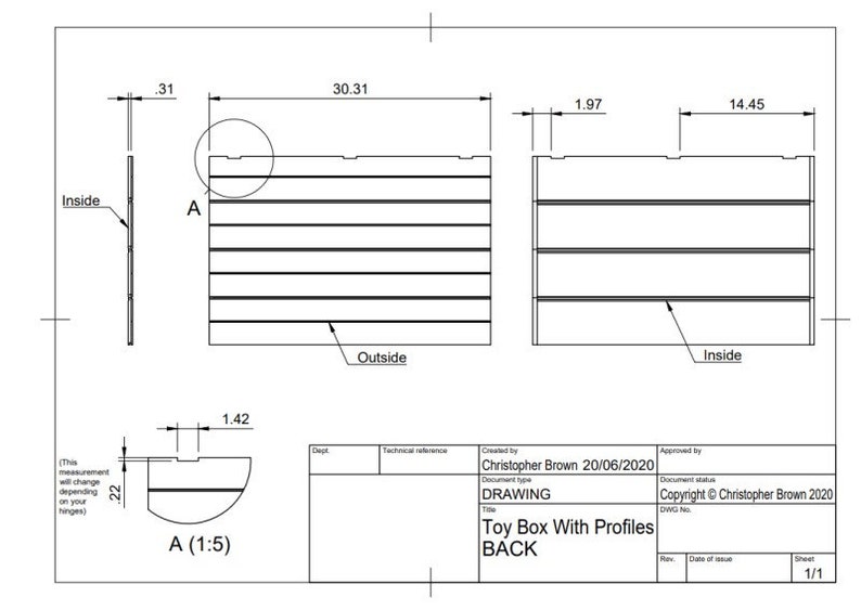 Coffre à jouets boîte à jouets Plans de menuiserie de bricolage image 9