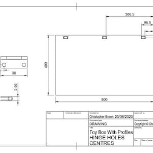 Coffre à jouets boîte à jouets Plans de menuiserie de bricolage image 8