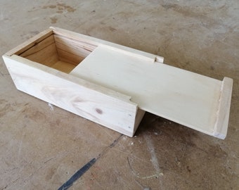 Woodworking Plans - Sliding Lid Pencil Box