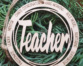 Teacher ornament