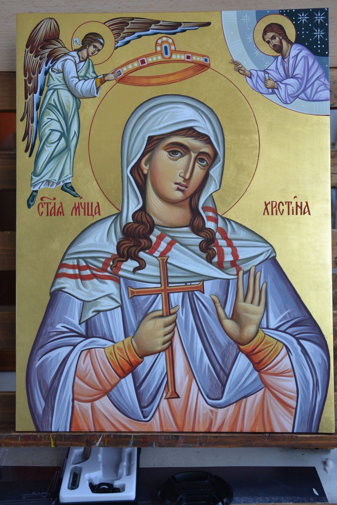 The Great Martyr Christina of Tyre Saint Christina Orthodox Etsy