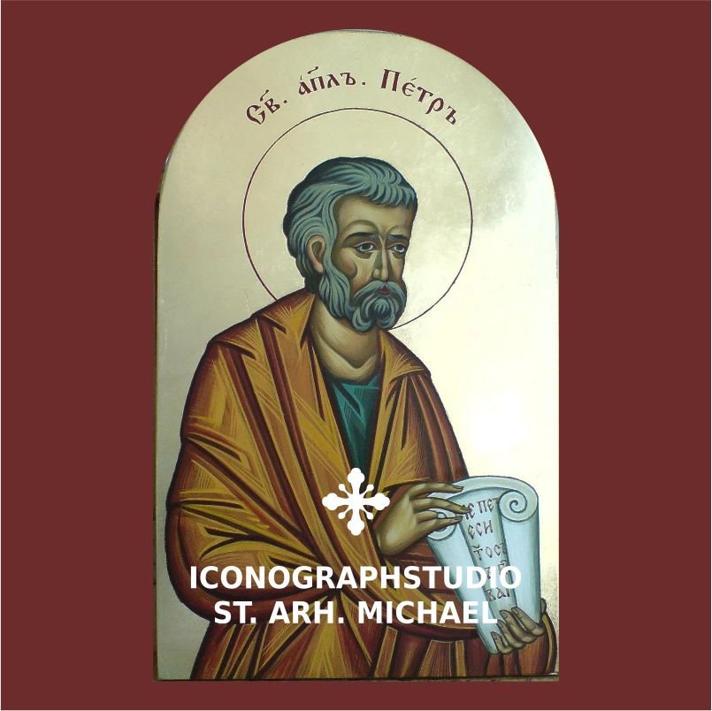 St. Peter the Apostle, Orthodox Icons, Hand-painted Icon, St Apostle ...