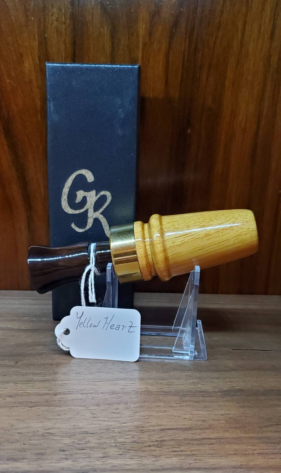 Premium Handmade Yellowheart/african Blackwood Duck Call Etsy