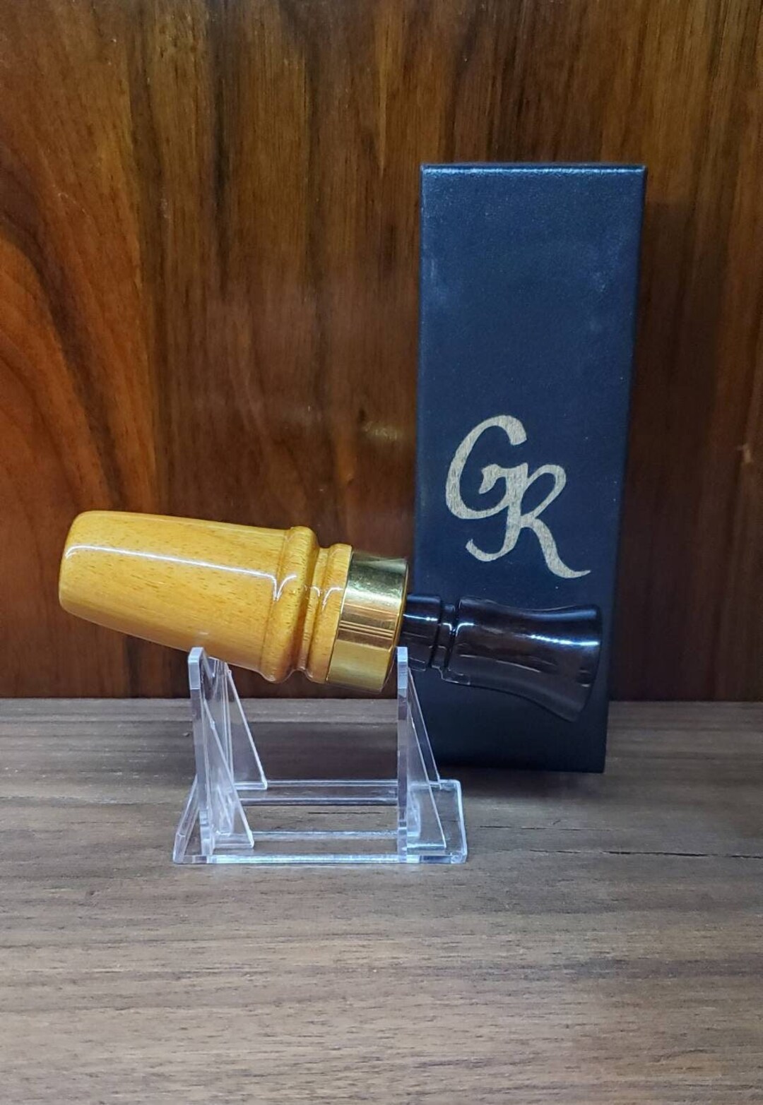 Premium Handmade Yellowheart/african Blackwood Duck Call Etsy