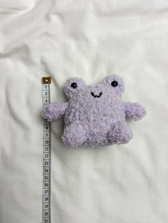RARE HTF Gund Purple Frog Plush Bean Bag Stuffed Animal Lovey Toy Mini 5  RARE