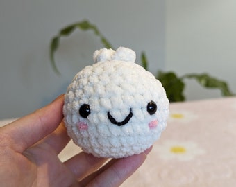 Bao Dumpling Plush - Super Soft Cute Crochet Amigurumi - Cuddly Toy Stuffed Animal