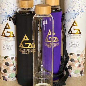 Bamboo Crystal Power Water Bottles