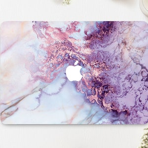 Purple Marble Macbook Pro 16 2019 Case Blue Macbook Air 13 inch Case Mac Pro 15 Retina Cover Macbook Air 13 2018 Macbook A2159 Case CS0004