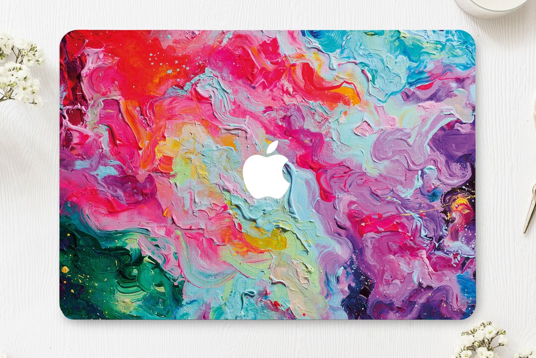 Watercolor MacBook Pro 16 Case Oil Paints MacBook 13 Air Case Painting