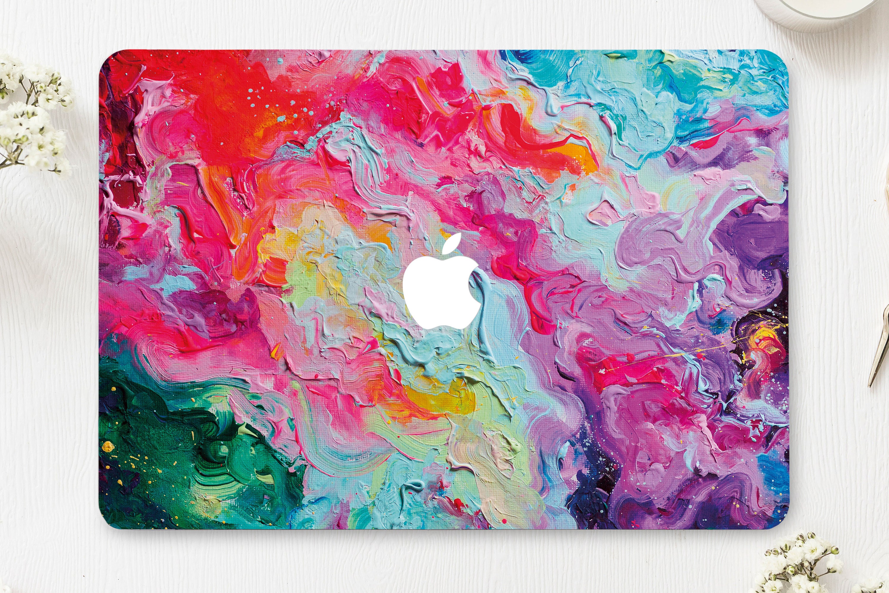 Watercolor Macbook Pro 16 Case Oil Paints Macbook 13 Air Case Etsy