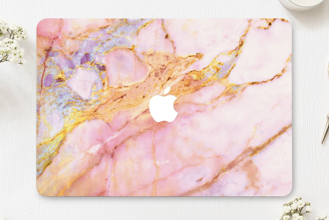 Rose Gold Marble MacBook Pro 14 2021 Case MacBook 16 M1 Case Etsy
