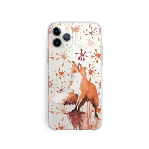 Red Fox iPhone 13 Pro Case Art iPhone 13 Pro Max Cases Painting iPhone 13 Mini Phone Case iPhone 12 Cases Cute iPhone 12 Pro Max Case CS0094