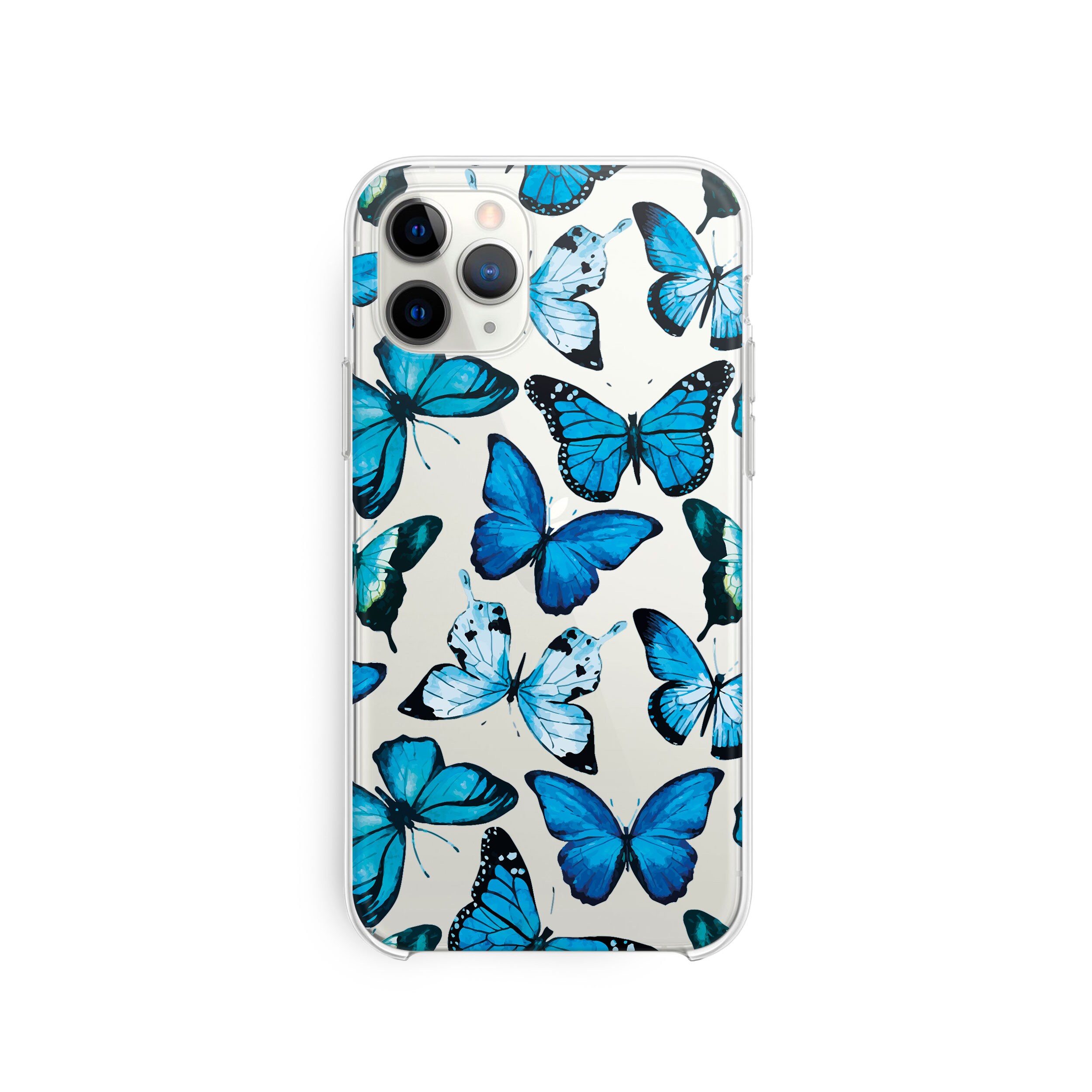 Blue Butterfly Iphone 11 Max Case Butterflies Iphone 11 Pro Etsy