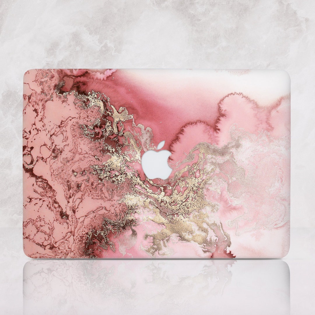 Marble MacBook Case MacBook Pro Hard Case Natural Stone Rose Gold