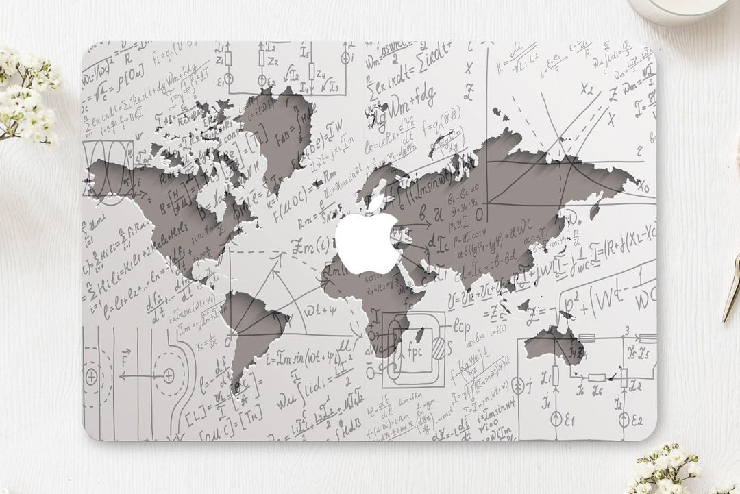 World Map MacBook Pro 14 M1 Case MacBook Pro 16 2021 Case Travel ...