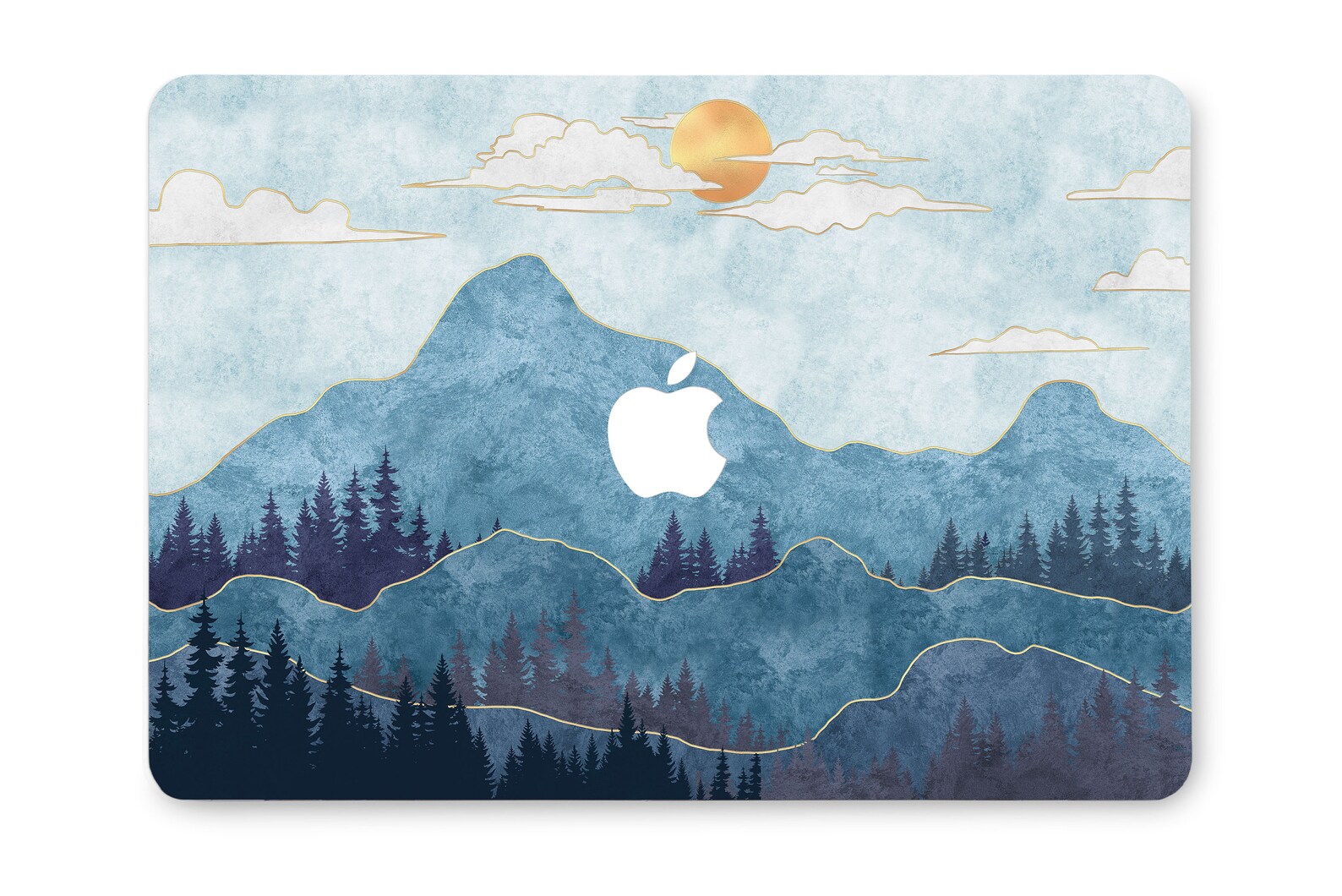 Painted Mountains Macbook Pro 16 Case Painting Macbook Air 13 Etsy