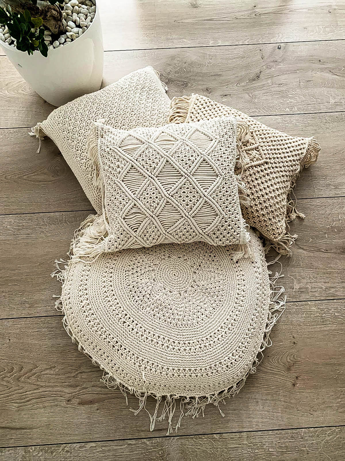 Macrame Pillow Case Handmade pillow boho decor accessory Etsy