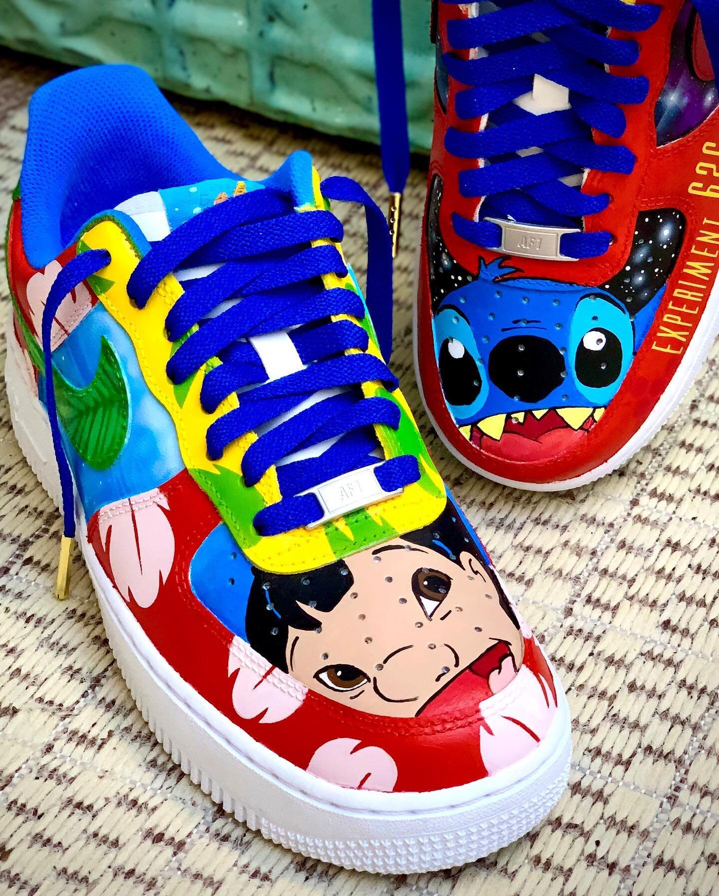 custom lilo and stitch air forces