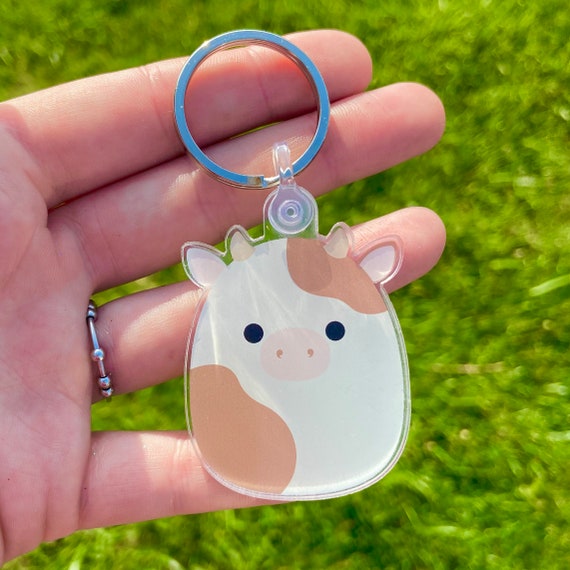 Ronnie Squishmallow Keychain Cow 
