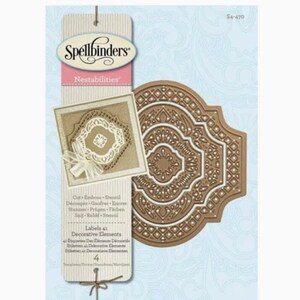Spellbinders S5026 Labels Twenty 20 Nestabilities Die Cut/emboss/stencil  New in Packaging 