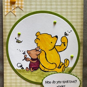 Winnie the Pooh Spell love for any occasion