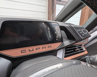 Cupra Born dashboard decal.