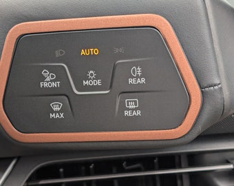 Cupra Born light board surround decal.