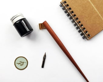 Calligraphy Starter Kit, Pen and Nibs Calligraphy Set, Calligraphy Beginner, Modern Calligraphy Hobby, Plastic-free Kit, Hand Lettering Kit