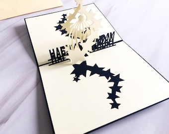 3D Birthday Card, Pop-Up Birthday Card, Happy Birthday Card, Laser Cut Birthday Card, Personalised Birthday Card, Personalised Gift