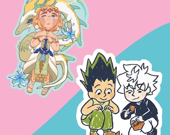 Zelda & Hunter x Hunter Inspired Vinyl Stickers