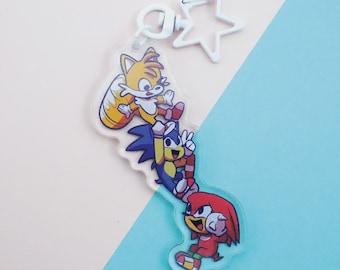 Sonic - Porte-Clés antistress 'Sonic the Hedgehog' - Sonic - Bagagerie - Maroquinerie