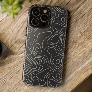 Topographic map Phone case, Outdoor gifts, Gift for him her, iPhone 16 15 14 13 12 11 Pro Max 8 Plus, Samsung S24 S23 S22 S20 Ultra