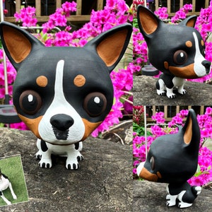 basenji figurine, custom pet painting, gifts for dog lovers, pet memorial, dog figurine, basenji art, dog art, hound dog, basenji painting