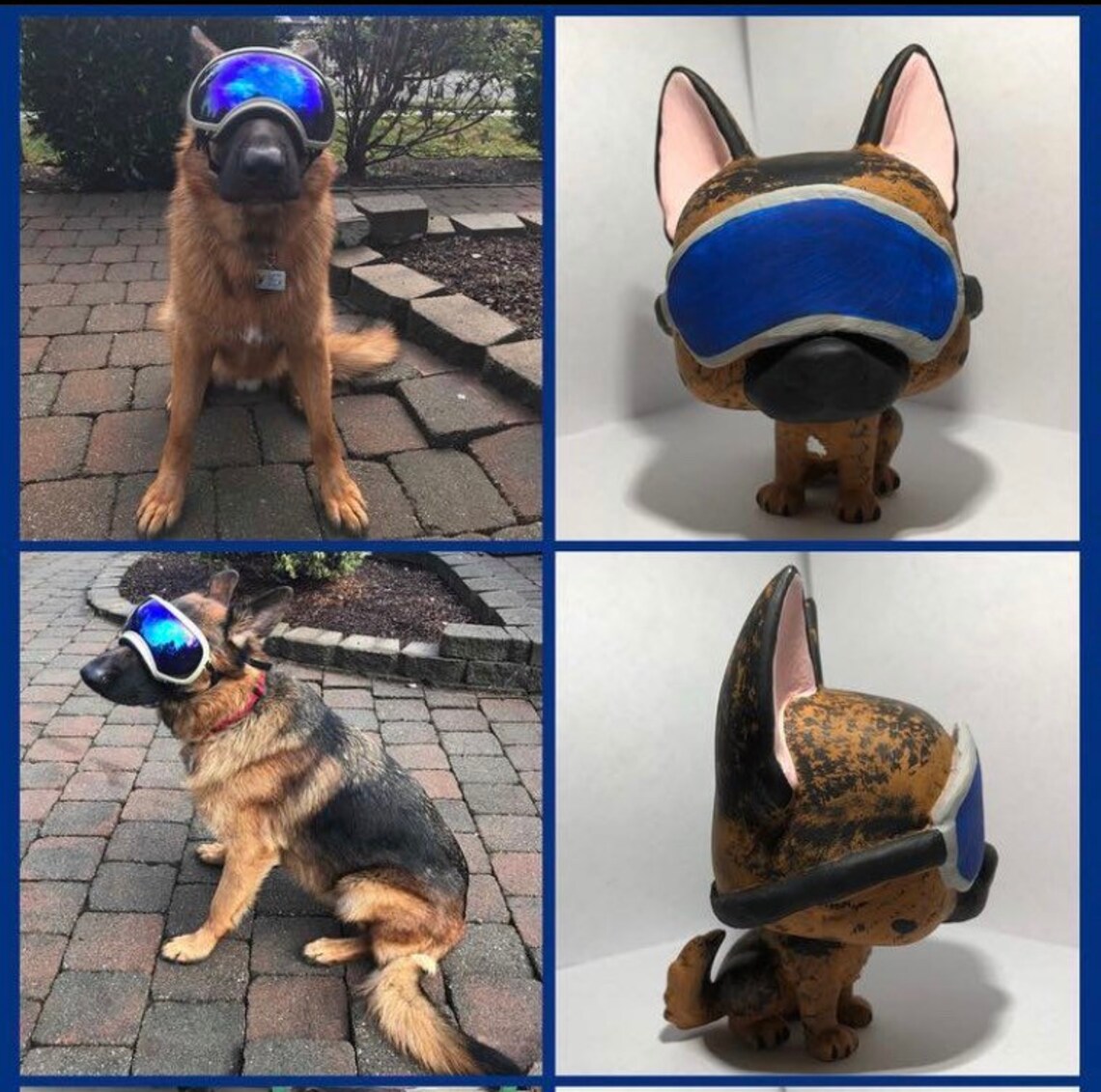 German Shepherd Custom Funko Pop Dog | Etsy