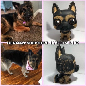 German Shepherd Custom Funko Pop Dog | Etsy