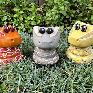 custom snake figurine, cartoon pet painting, snake lovers, ball python, corn snake, rattlesnake, snake art, boas, boa constrictor, reptiles