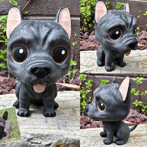 xoloitzcuintli dog figurine, mexican hairless dog, xolo art, xolo painting, hairless dog art, custom pet painting, pet memorial, dog lovers