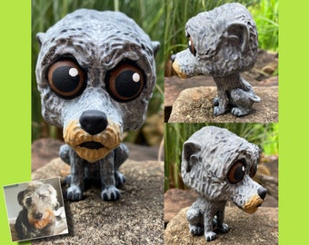 irish wolfhound figurine , dog figurine, dog painting, dog art, wolfhound lovers, deerhound, sighthound, irish wolfhound art
