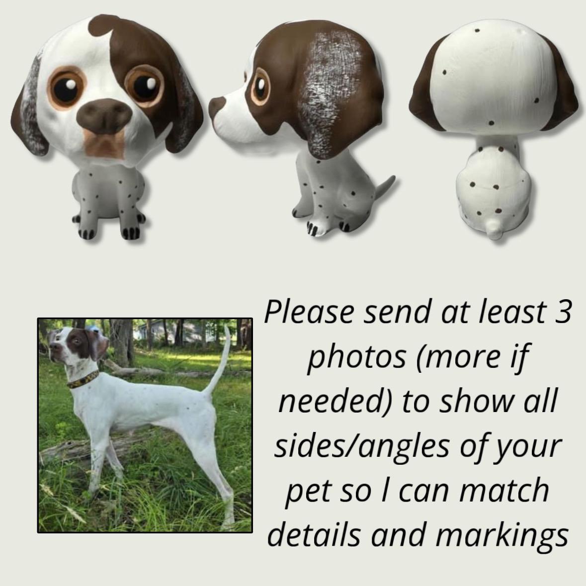 Custom English Pointer Figurine, English Pointers, Pointer Art, Pointer ...