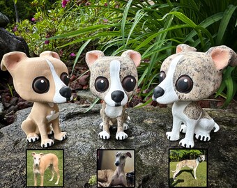 custom whippet figurine, whippet art, whippet lovers, whippet painting, pet memorial, greyhound, italian greyhound, dog gifts, purebred dog
