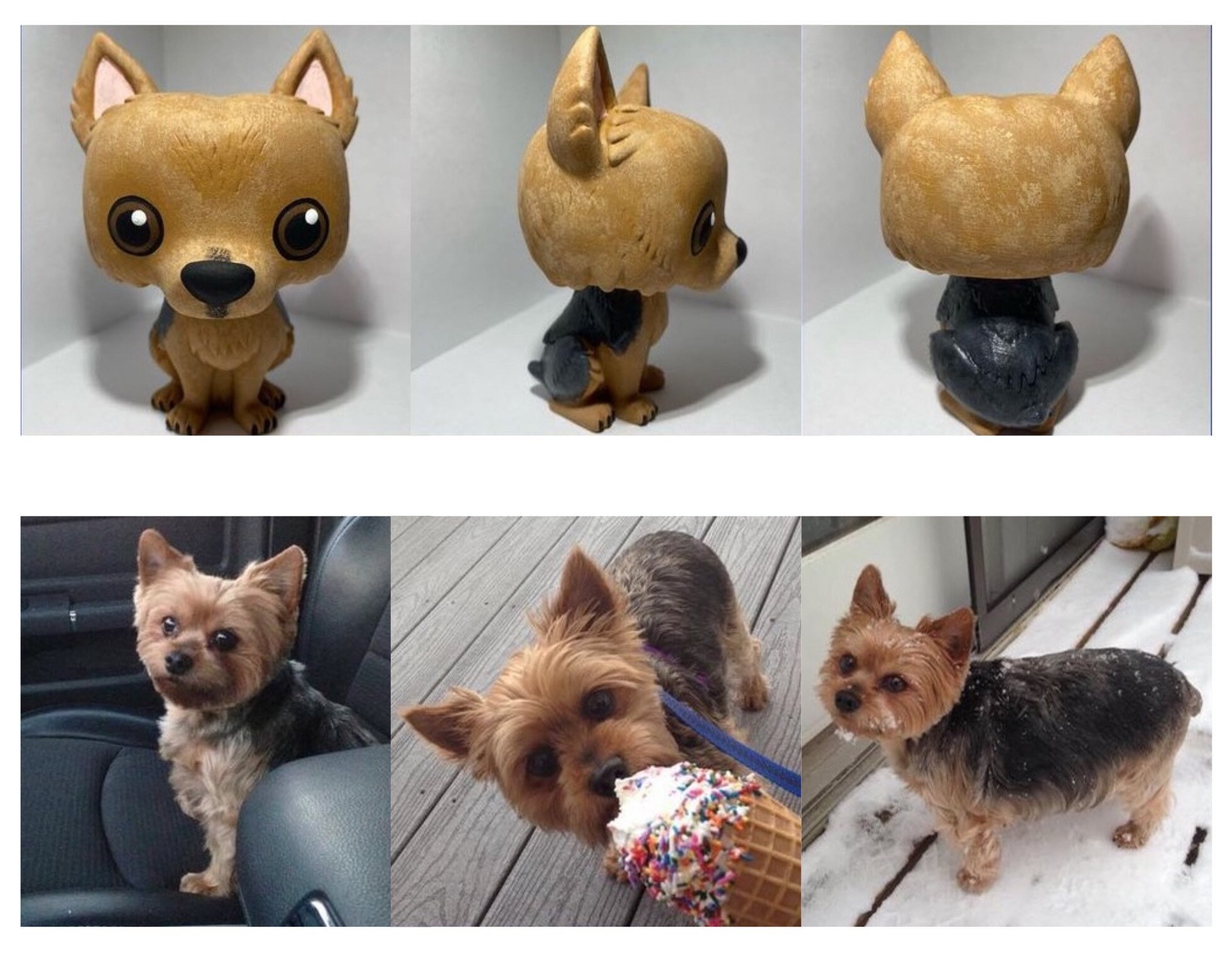 Yorkie Custom Pop Pet Funko Pop Art Dog Yorkshire | Etsy